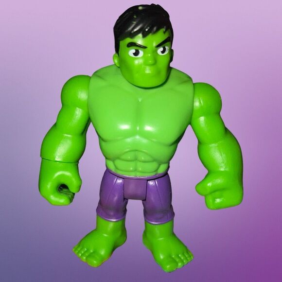 Marvel Spidey & His Amazing Friends Hulk Figure and Smash Truck Vehicle B16 - Picture 2 of 7